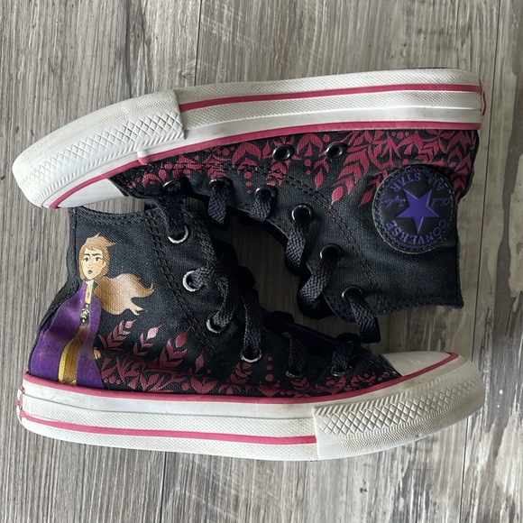 Converse Chuck Taylor All-Star Frozen 2 Anna Unisex Kids Sz 12 - Picture 2 of 6